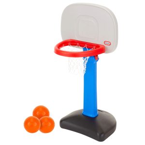 Professional LifeGear TotSports™ Easy Score™ Basketball Set with 3 Basketballs Water Resistant